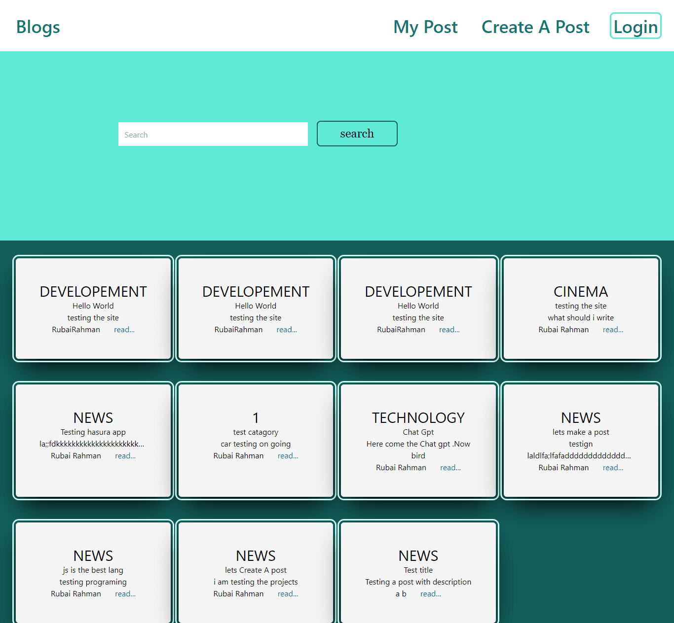 Blog Site